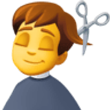 Homme qui se fait couper les cheveux - Facebook