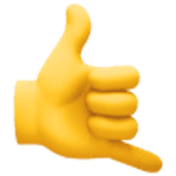 Signe appel téléphonique avec les doigts - Facebook