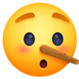 Visage de menteur - Facebook