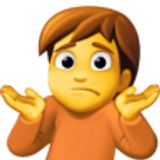 Personne qui hausse les épaules - Facebook