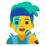 Chanteur - Noto Color Emoji