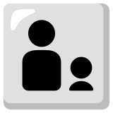 Famille : homme et garçon - Noto Color Emoji