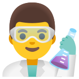 Scientifique homme - Noto Color Emoji