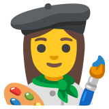 Artiste femme - Noto Color Emoji