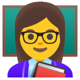 Enseignante - Noto Color Emoji
