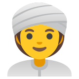 Femme en turban - Noto Color Emoji