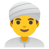 Homme en turban - Noto Color Emoji