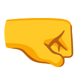 Poing à droite - Noto Color Emoji