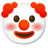 Visage de clown - Noto Color Emoji