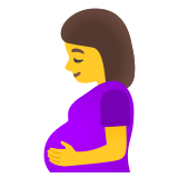 Femme enceinte - Noto Color Emoji