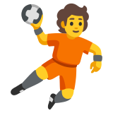 Personne jouant au handball - Noto Color Emoji