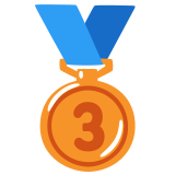 Médaille de bronze - Noto Color Emoji
