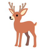 Cerf - Noto Color Emoji