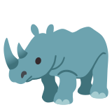 Rhinocéros - Noto Color Emoji
