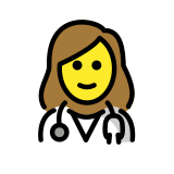 Professionnelle de la santé - OpenMoji