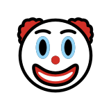 Visage de clown - OpenMoji