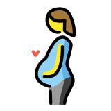 Femme enceinte - OpenMoji