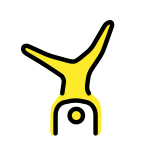 Personne faisant la roue - OpenMoji