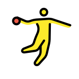 Personne jouant au handball - OpenMoji