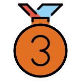 Médaille de bronze - OpenMoji