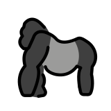 Gorille - OpenMoji