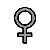 Symbole de la femme - OpenMoji