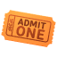 Emoji Tickets U+1F39F Emoji Tickets U+1F39F