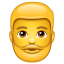 Homme barbu U+1F9D4 Homme barbu U+1F9D4