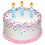 Gâteau d'anniversaire Whatsapp U+1F382 Gâteau d'anniversaire Whatsapp U+1F382