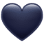 Emoji Cœur Noir U+1F5A4 Emoji Cœur Noir U+1F5A4