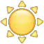 Emoji Soleil avec Rayons U+2600