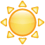 Emoji Soleil avec Rayons U+2600