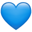 Emoji Cœur Bleu U+1F499 Emoji Cœur Bleu U+1F499