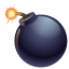 Emoji Bombe U+1F4A3 Emoji Bombe U+1F4A3