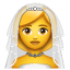 Jeune mariée Whatsapp U+1F470 Jeune mariée Whatsapp U+1F470