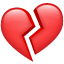 Smiley Cœur Brisé U+1F494 Smiley Cœur Brisé U+1F494