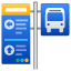 Emoji Arrêt de bus U+1F68F Emoji Arrêt de bus U+1F68F
