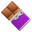 Tablette chocolat U+1F36B Tablette chocolat U+1F36B