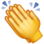 Emoji Mains qui applaudissent U+1F44F Emoji Mains qui applaudissent U+1F44F