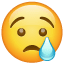 Emoji Qui Pleure U+1F622