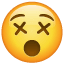 Smiley Yeux en X Whatsapp U+1F635 Smiley Yeux en X Whatsapp U+1F635