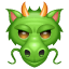 Emoji Tête de Dragon U+1F432 Emoji Tête de Dragon U+1F432