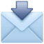 Lettre avec flèche U+1F4E9 Lettre avec flèche U+1F4E9
