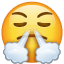 Smiley Vapeur dans les Narines U+1F624 Smiley Vapeur dans les Narines U+1F624