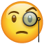 Emoji Monocle U+1F9D0 Emoji Monocle U+1F9D0