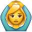 Hände auf Kopf Emoji U+1F646 Hände auf Kopf Emoji U+1F646
