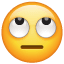 Smiley Roule des Yeux U+1F644 Smiley Roule des Yeux U+1F644