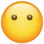 Smiley sans Bouche U+1F636 Smiley sans Bouche U+1F636