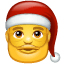 Emoji Père Noël U+1F385 Emoji Père Noël U+1F385