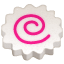 Emoji Spirale Rose U+1F365 Emoji Spirale Rose U+1F365